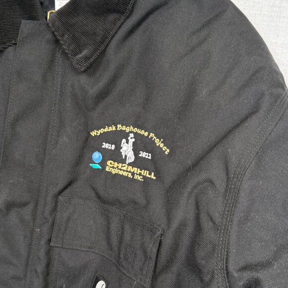 Carhartt Jacket Wyodak Baghouse Project Black Quilted Nylon Lining Size 3XL NWT - Picture 13 of 13